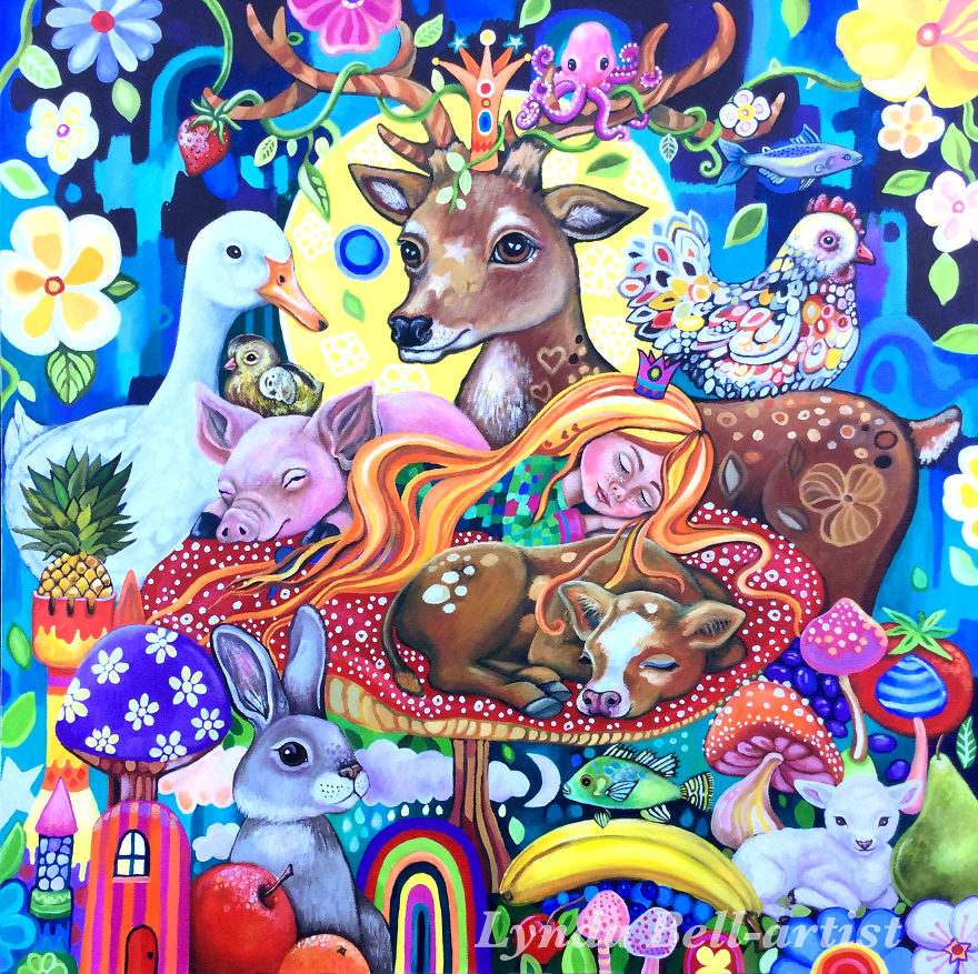 I Paint Stories Using Fairytale Symbolism To Explore My Journey To Veganism I Paint Stories Using Fairytale Symbolism To Explore My Journey To Veganism