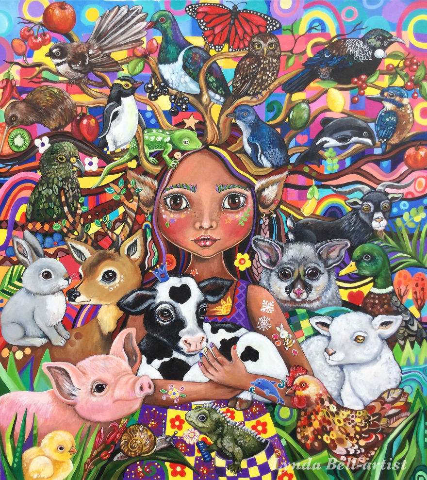 I Paint Stories Using Fairytale Symbolism To Explore My Journey To Veganism I Paint Stories Using Fairytale Symbolism To Explore My Journey To Veganism