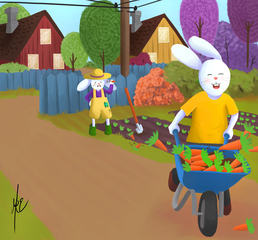 I Draw Children Illustrations That Remind Me Of Childhood