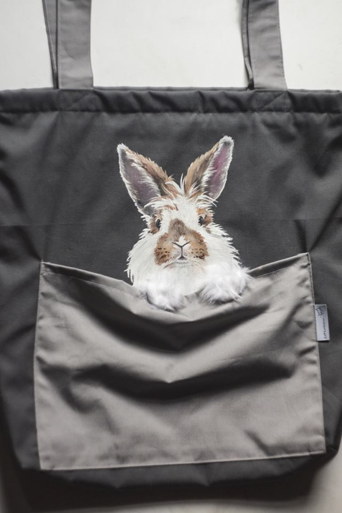 Forever Together: Hand-Painted Shoulder Bags With Animals In A Pocket