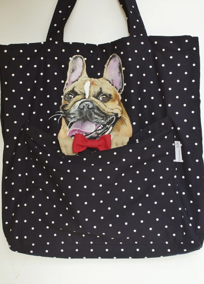 Forever Together: Hand-Painted Shoulder Bags With Animals In A Pocket