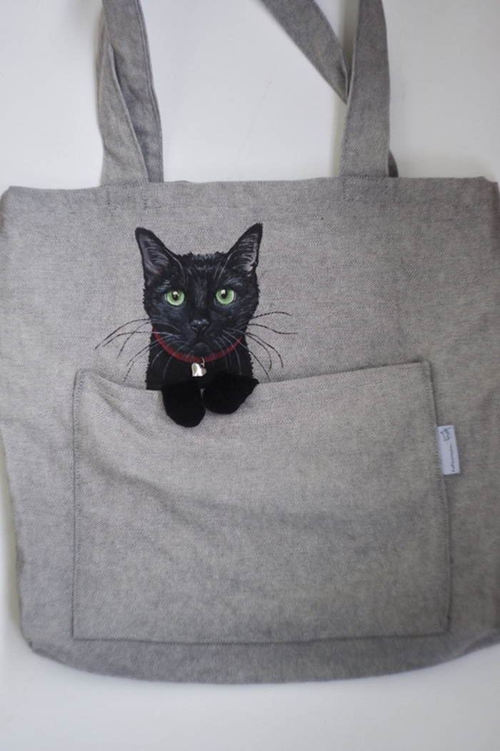 Forever Together: Hand-Painted Shoulder Bags With Animals In A Pocket