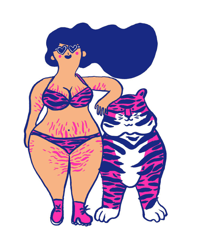 Illustrator Shows The Hidden Side Of Women That Society Doesn’t Want To See Illustrator Shows The Hidden Side Of Women That Society Doesn’t Want To See