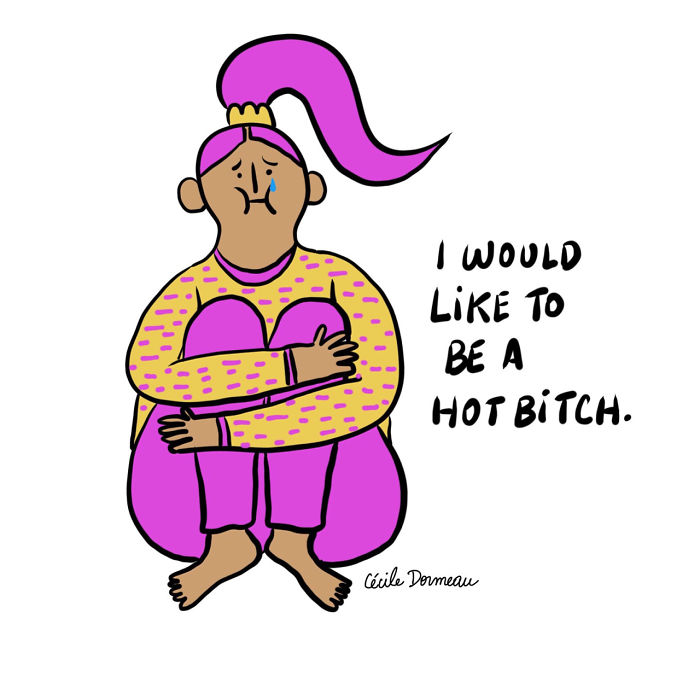 Illustrator Shows The Hidden Side Of Women That Society Doesn&#8217;t Want To See