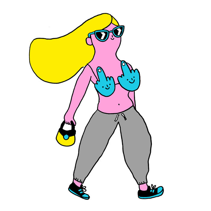 Illustrator Shows The Hidden Side Of Women That Society Doesn’t Want To See Illustrator Shows The Hidden Side Of Women That Society Doesn’t Want To See