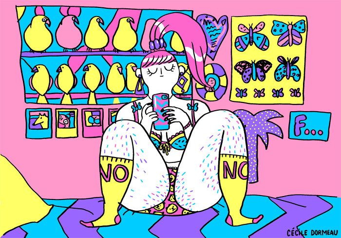 Illustrator Shows The Hidden Side Of Women That Society Doesn’t Want To See Illustrator Shows The Hidden Side Of Women That Society Doesn’t Want To See