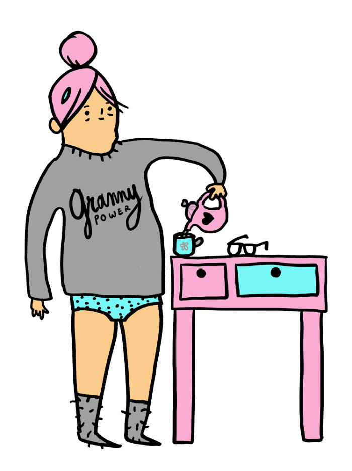 Illustrator Shows The Hidden Side Of Women That Society Doesn&#8217;t Want To See