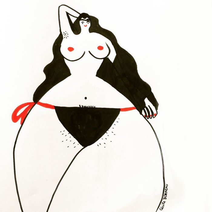 Illustrator Shows The Hidden Side Of Women That Society Doesn’t Want To See Illustrator Shows The Hidden Side Of Women That Society Doesn’t Want To See