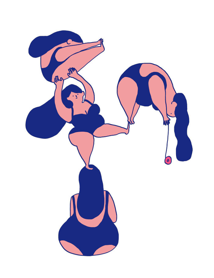 Illustrator Shows The Hidden Side Of Women That Society Doesn&#8217;t Want To See