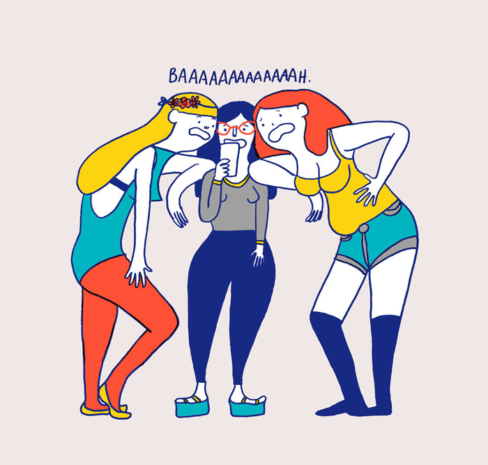 Illustrator Shows The Hidden Side Of Women That Society Doesn&#8217;t Want To See