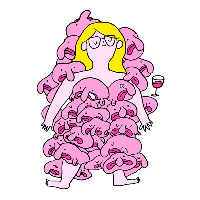 Illustrator Shows The Hidden Side Of Women That Society Doesn&#8217;t Want To See