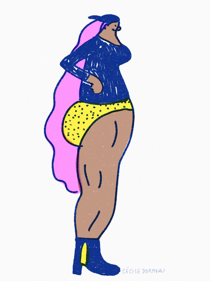 Illustrator Shows The Hidden Side Of Women That Society Doesn&#8217;t Want To See