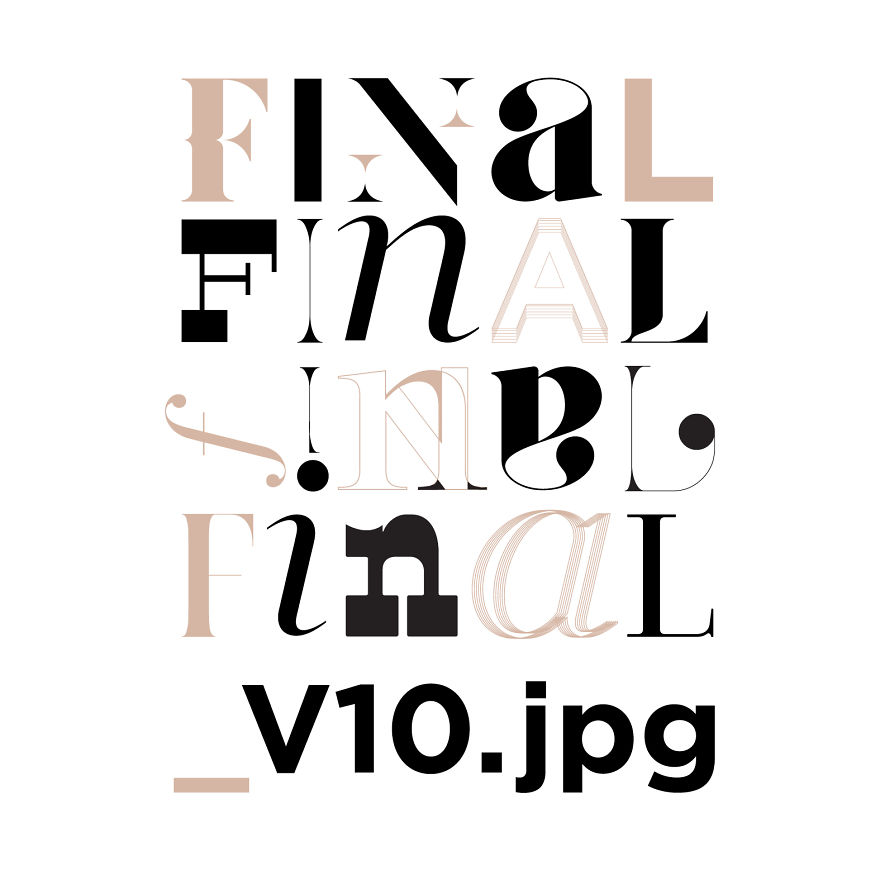 Most Common Designer Problems That I Illustrated Using Typography Most Common Designer Problems That I Illustrated Using Typography