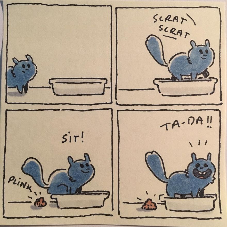 I Capture What It&#8217;s Like Living With My Cats