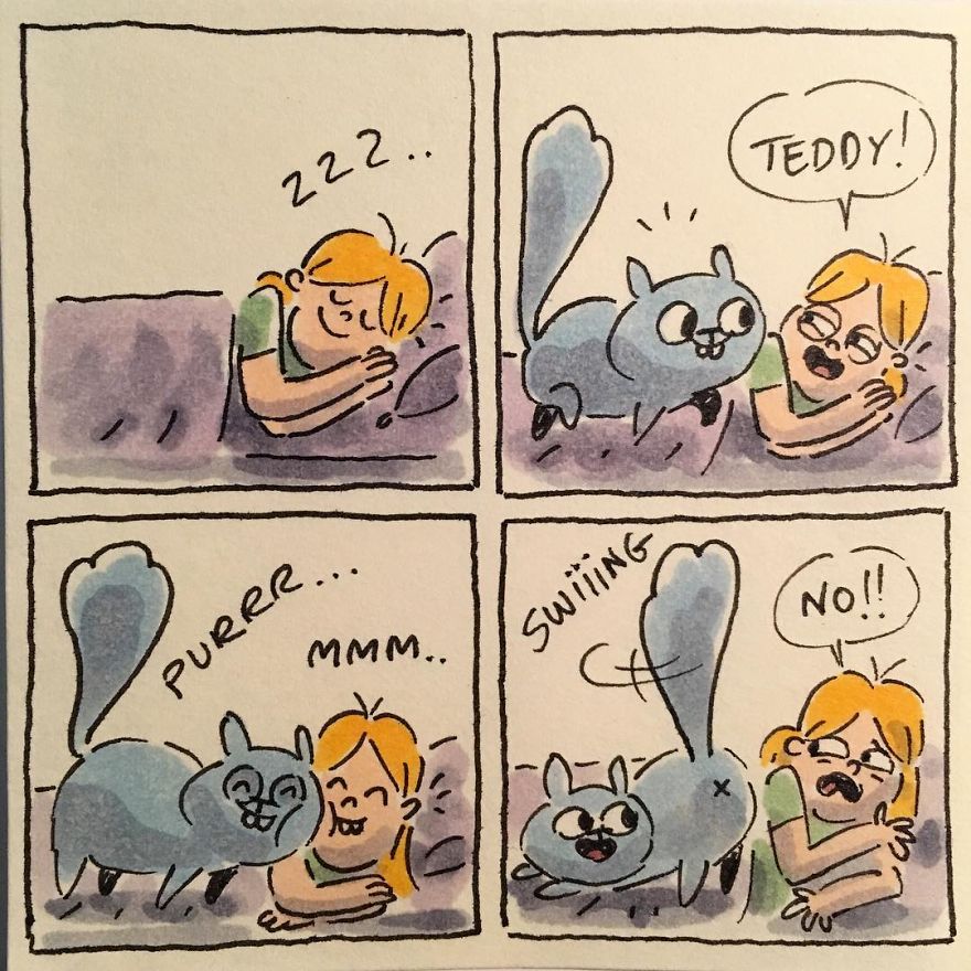 I Capture What It&#8217;s Like Living With My Cats