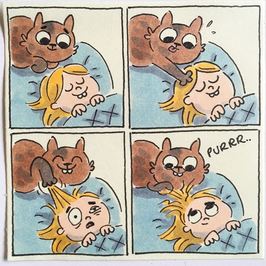 I Capture What It&#8217;s Like Living With My Cats