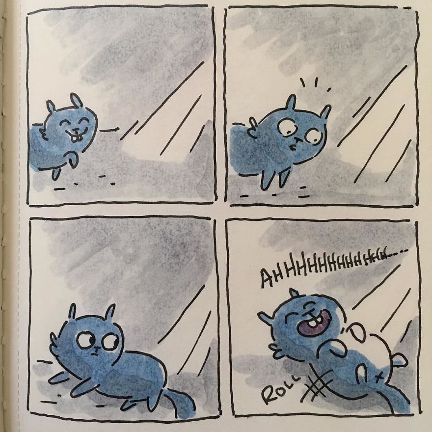 I Capture What It&#8217;s Like Living With My Cats