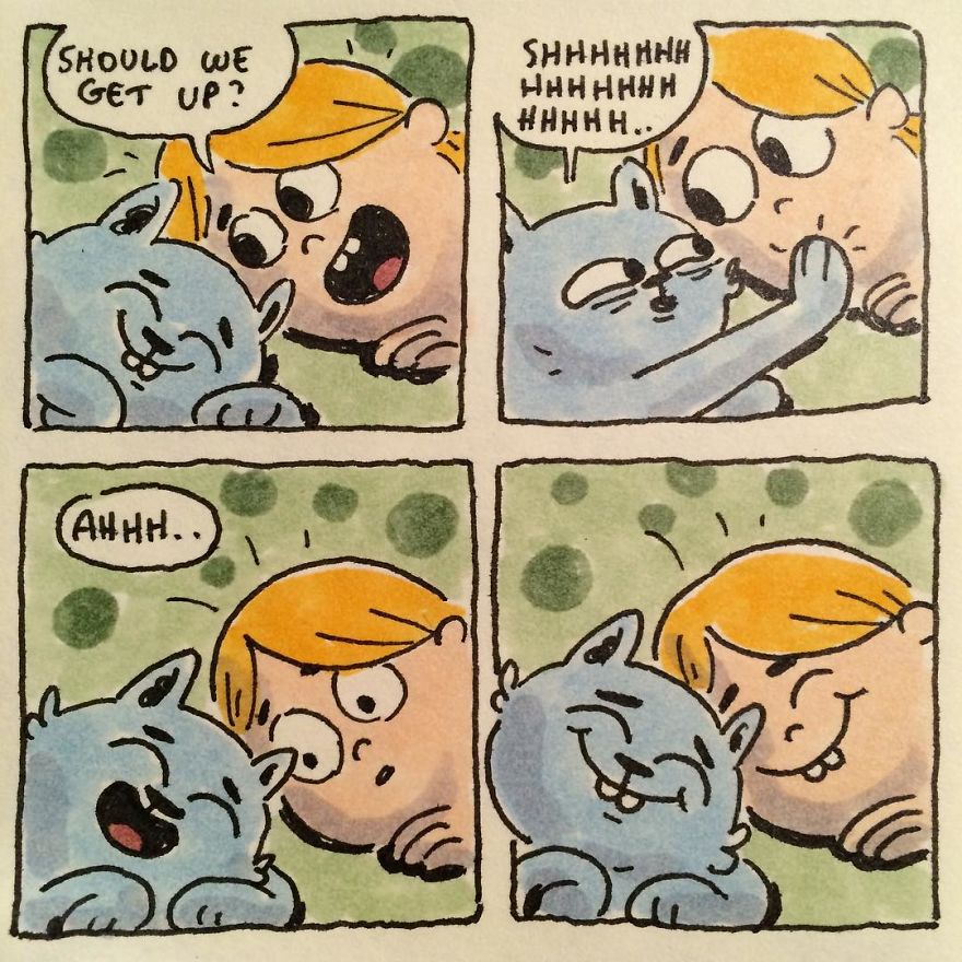 I Capture What It&#8217;s Like Living With My Cats