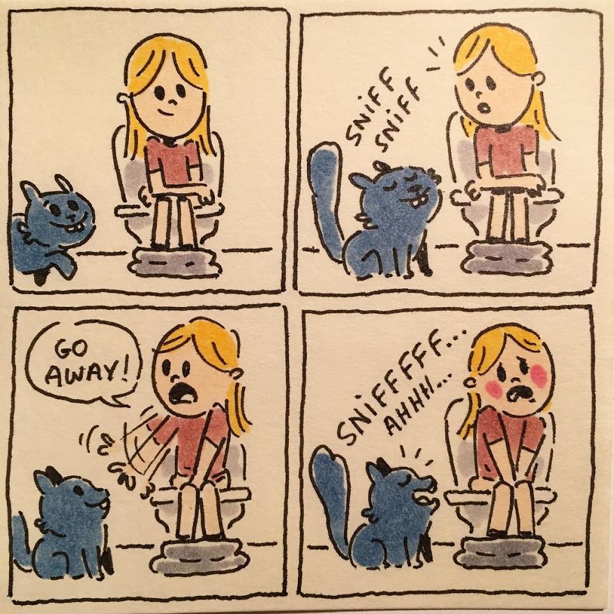 I Capture What It&#8217;s Like Living With My Cats