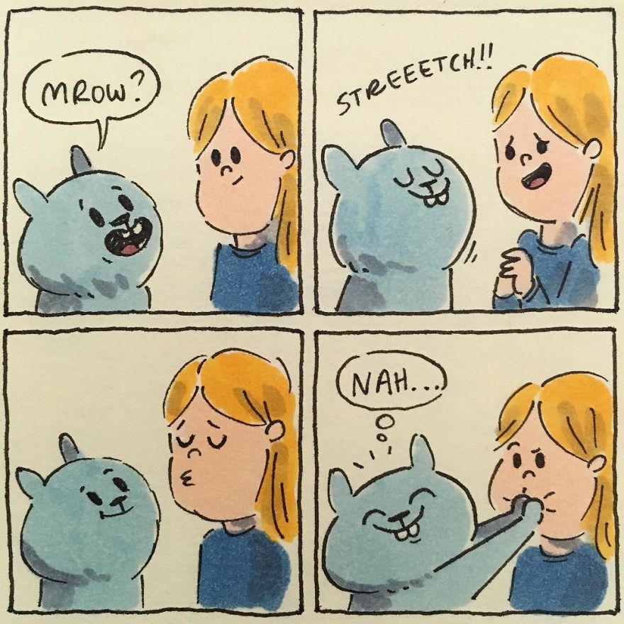 I Capture What It&#8217;s Like Living With My Cats