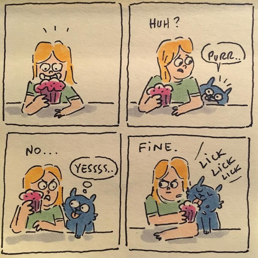I Capture What It&#8217;s Like Living With My Cats