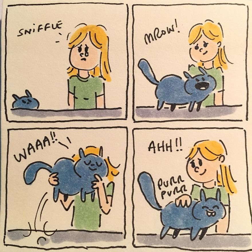 I Capture What It&#8217;s Like Living With My Cats