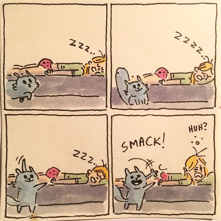 I Capture What It&#8217;s Like Living With My Cats