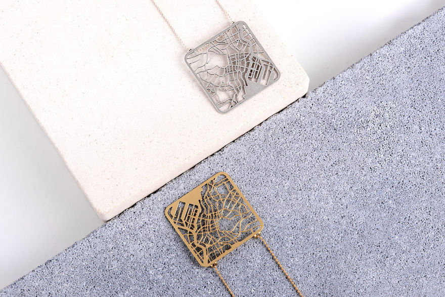 I Create Minimalist Jewelry Maps That Let You Wear Your Favorite Place On Earth I Create Minimalist Jewelry Maps That Let You Wear Your Favorite Place On Earth