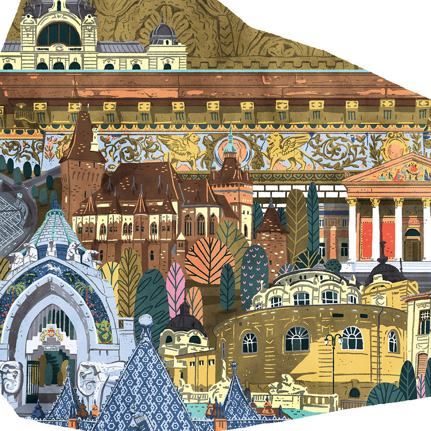 Posters About Budapest, Capital Of Hungary