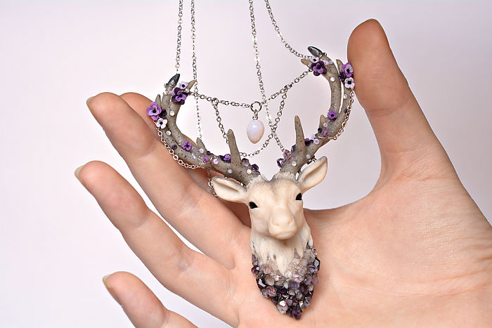 Magical Creature Jewelry Hand-Sculpted By Alina Sanina