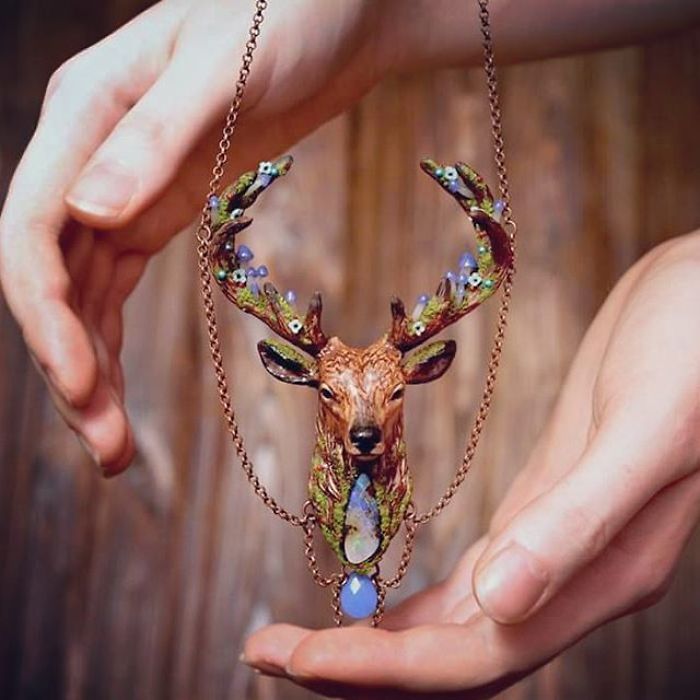 Magical Creature Jewelry Hand-Sculpted By Alina Sanina