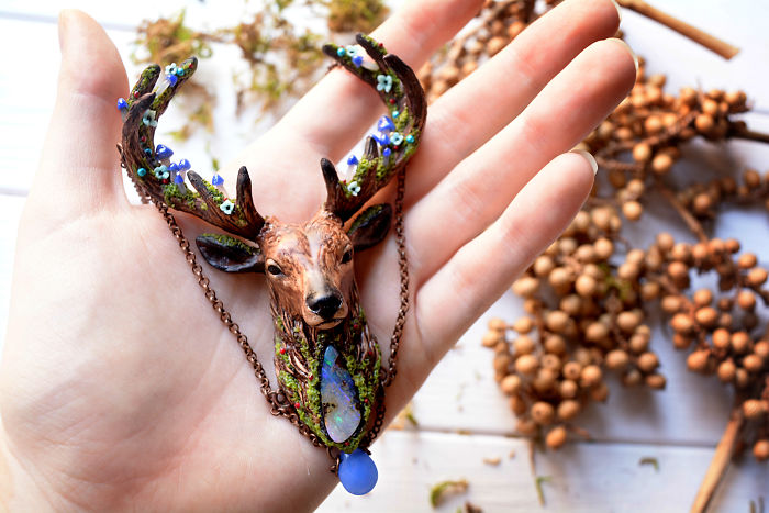 Magical Creature Jewelry Hand-Sculpted By Alina Sanina