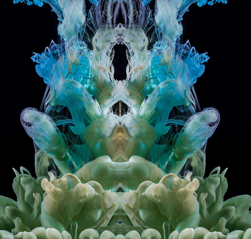 I Used Inks, Dyes, And Paints In Water To Create Surreal Images I Used Inks, Dyes, And Paints In Water To Create Surreal Images