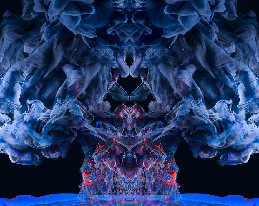 I Used Inks, Dyes, And Paints In Water To Create Surreal Images I Used Inks, Dyes, And Paints In Water To Create Surreal Images