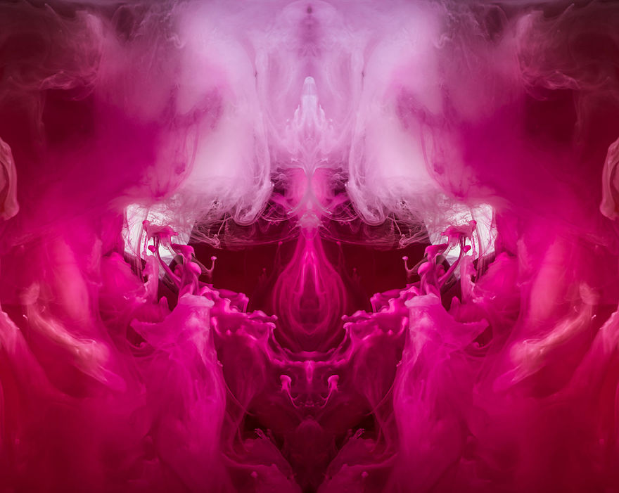 I Used Inks, Dyes, And Paints In Water To Create Surreal Images I Used Inks, Dyes, And Paints In Water To Create Surreal Images