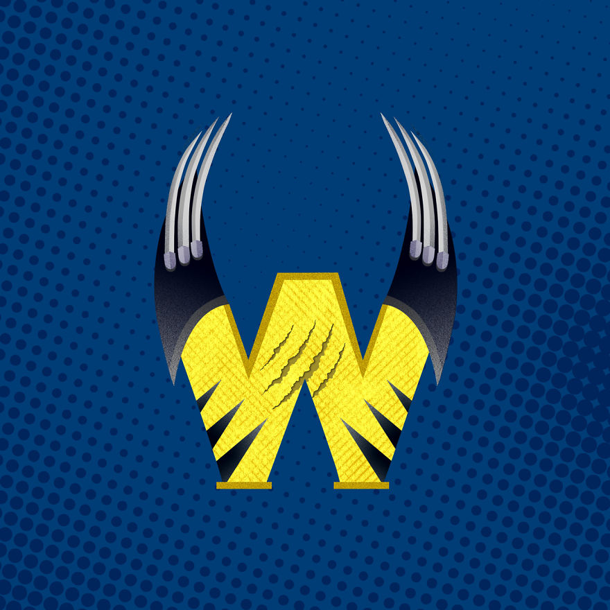 I Combined My Interest For Comics With My Love For Minimalist Illustrations In The Superheroes Alphabet Series I Combined My Interest For Comics With My Love For Minimalist Illustrations In The Superheroes Alphabet Series