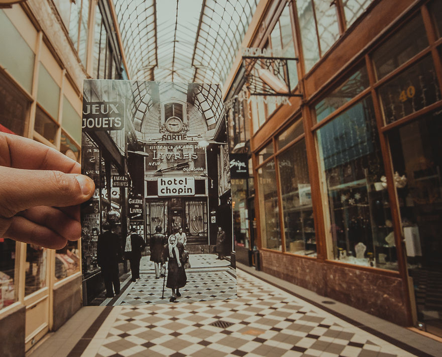 I Inserted Old Photos Into Popular Destinations During My Travels I Inserted Old Photos Into Popular Destinations During My Travels