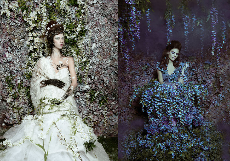 Photographer Creates Modern Day Images Inspired By Gustav Klimt Paintings