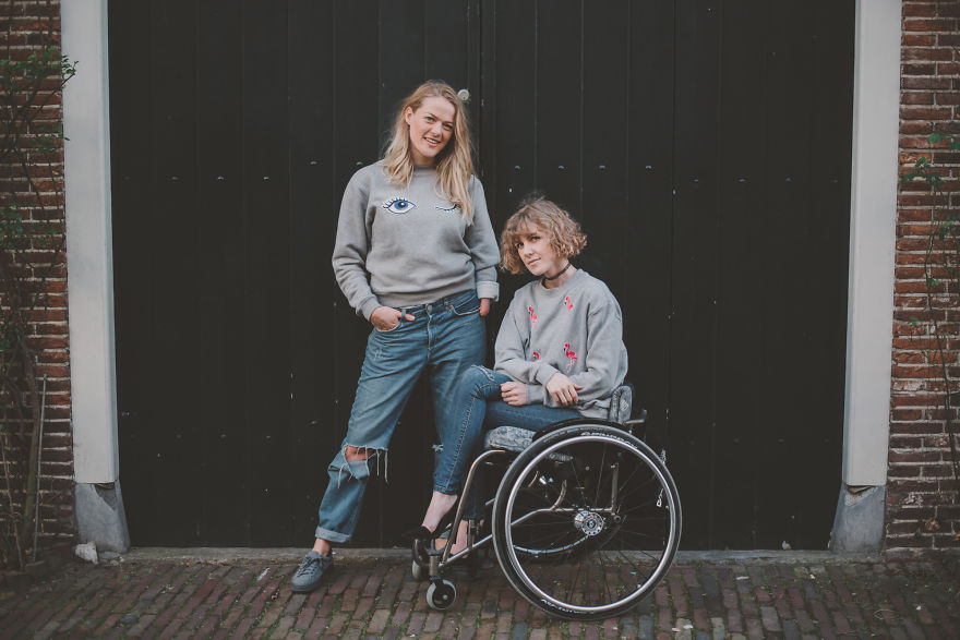 A Fashion Shoot With Two Disabled Models!