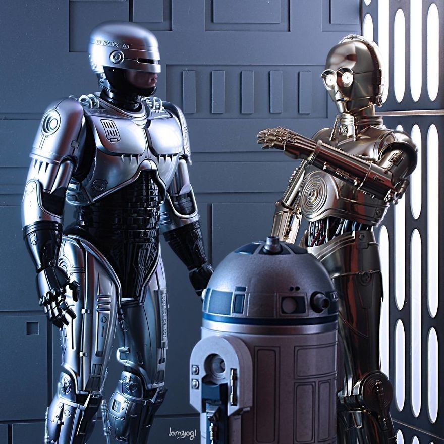 Hero Figures Can Be Found In Amusing Compositions