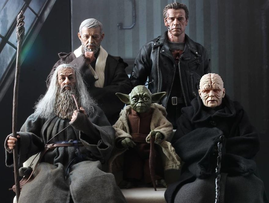 Hero Figures Can Be Found In Amusing Compositions