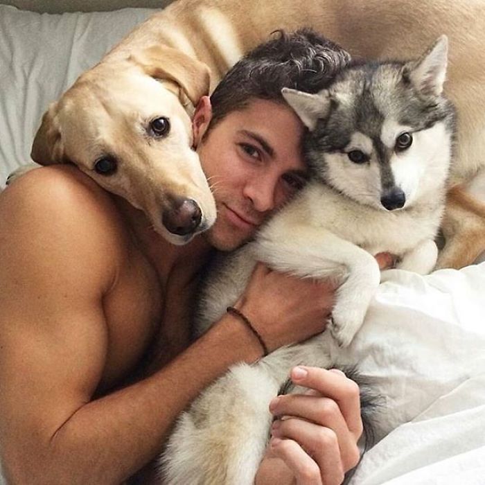 This Instagram Of Hot Dudes With Dogs Brings Two Of Our Favorite Things Together