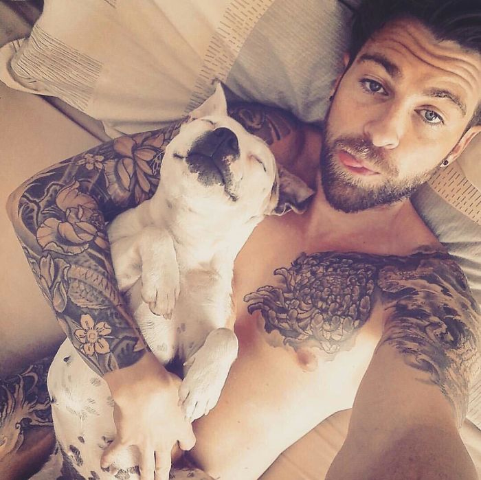 This Instagram Of Hot Dudes With Dogs Brings Two Of Our Favorite Things Together