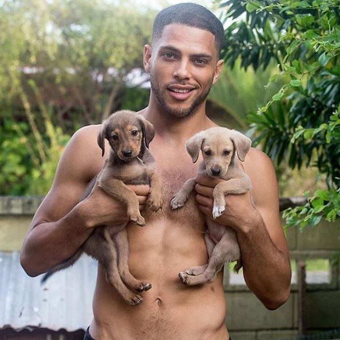 This Instagram Of Hot Dudes With Dogs Brings Two Of Our Favorite Things Together