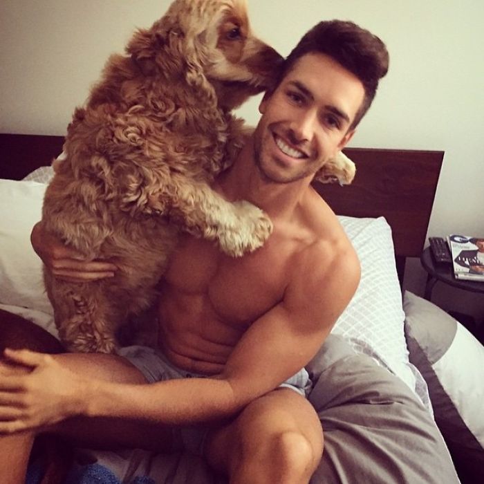 This Instagram Of Hot Dudes With Dogs Brings Two Of Our Favorite Things Together