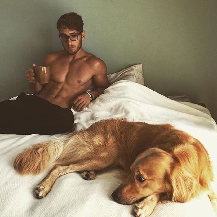 This Instagram Of Hot Dudes With Dogs Brings Two Of Our Favorite Things Together