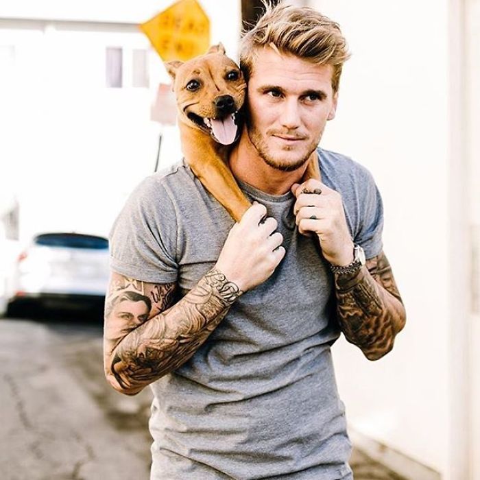 This Instagram Of Hot Dudes With Dogs Brings Two Of Our Favorite Things Together