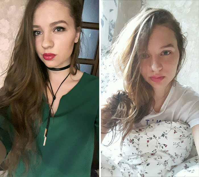 Post A Picture Of You Before And After A Night Out