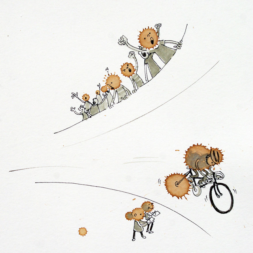 I Intentionally Spill Coffee On Paper And Look For Bicycle Stories In Them I Intentionally Spill Coffee On Paper And Look For Bicycle Stories In Them