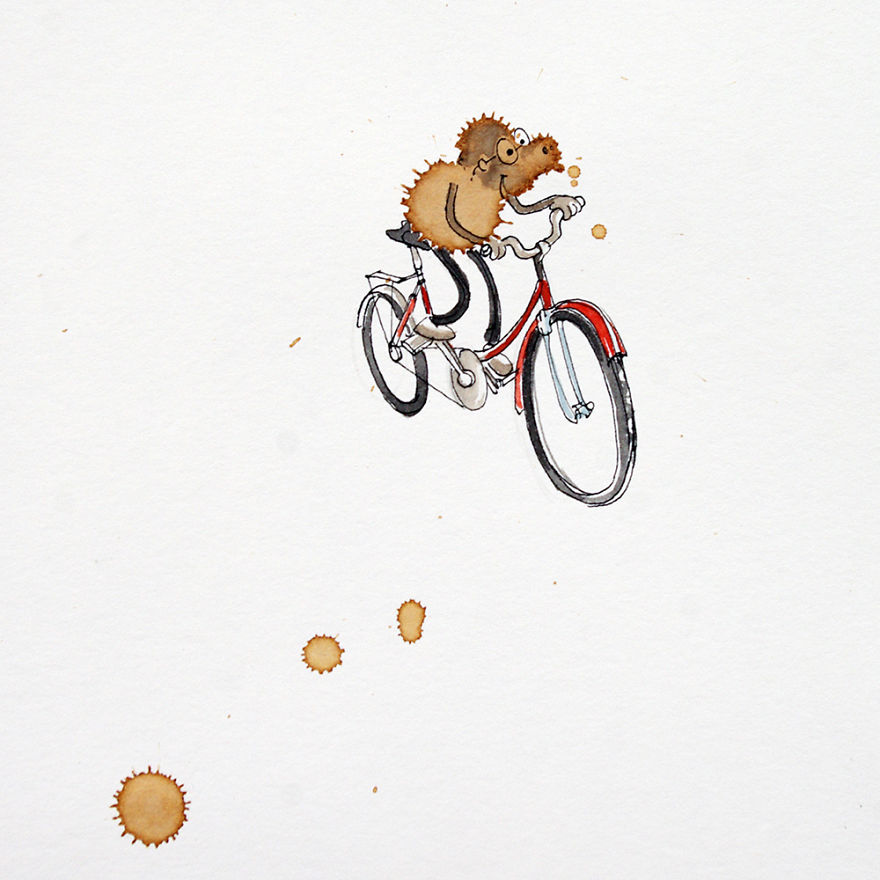 I Intentionally Spill Coffee On Paper And Look For Bicycle Stories In Them I Intentionally Spill Coffee On Paper And Look For Bicycle Stories In Them